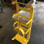 powdercoated stainless steel equipment frame