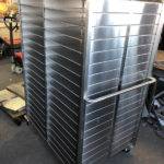 stainless steel post sorting trolly