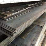 stacked metal sheets